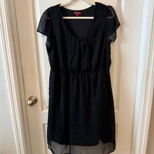 Merona Black Sheer Dress